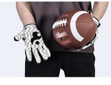 American Football Rugby Gloves Outdoor Silicone SportsProduct Information:Item No.: C281071YY Body material: Super fiber Applicable people: Adults Applicable sports: Football, rugby, baseball Applicable scenarios: SportAmerican Football Rugby Gloves Outdoor Silicone Sports Non-slip Catchi