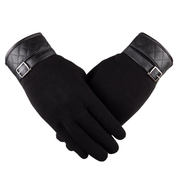 Winter touch screen glovesMaterial: cashmere
 
 Use classification: clothing gloves
 
 Processing method; embroidery
 
 Function; warm
 
 Pattern; monochrome
 
 Style; mittens

Palm width: moWinter touch screen gloves