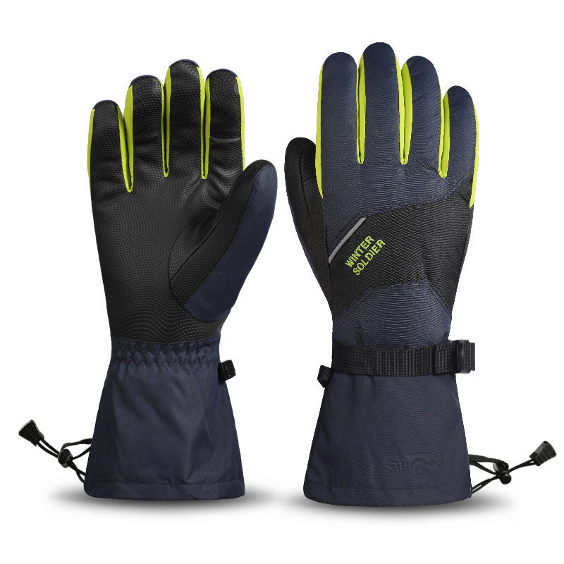 Nylon Winter Ski GlovesProduct information:
 
 Fabric name: Nylon
 
 Color: SK05 blue green, SK05 magenta SK05 Rose Red, SK05 Black Blue
 
 Main fabric composition: Nylon
 
 Size: M,L,XL
 Nylon Winter Ski Gloves