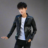 Premium Men Street-Wear Leather Coat