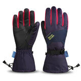 Nylon Winter Ski GlovesProduct information:
 
 Fabric name: Nylon
 
 Color: SK05 blue green, SK05 magenta SK05 Rose Red, SK05 Black Blue
 
 Main fabric composition: Nylon
 
 Size: M,L,XL
 Nylon Winter Ski Gloves